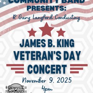 Gainesville Community Band Veterans Day Concert