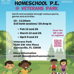 Alachua County Homeschool P.E. at Veterans Park