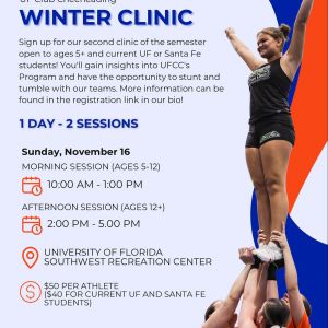 University of Florida Club Cheerleading Clinic