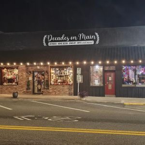 Decades on Main Christmas Displays Windows