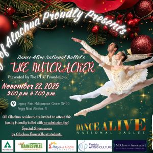 City of Alachua and Dance Alive National Ballet presents The Nutcracker
