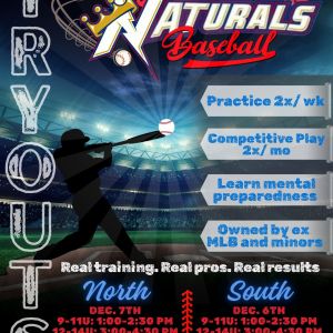 Naturals Baseball Tryouts