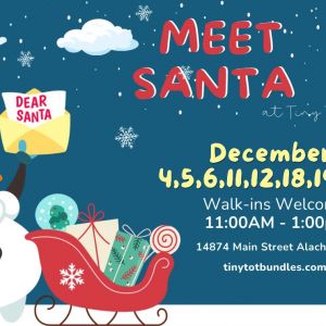 Tiny Tot Bundles: Meet Santa & Holiday Photo Sessions