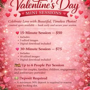 KEM Photography Valentine’s Day Mini Sessions