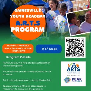 Gainesville Youth Academy ARTs Program