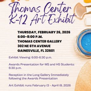 Alachua County Public School’s Student Exhibition (K-12)