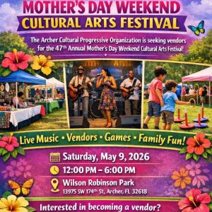 Archer Cultural Progressive Organization: Mother’s Day Festival