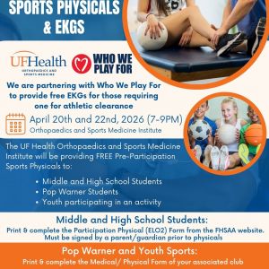 UF Health: Free Sports Physicals & EKGS