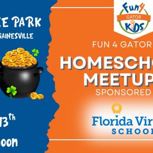 Fun 4 Gator Kids Homeschool Meetup St Patrick's Day