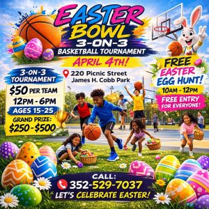 Easter Bowl 3 on 3 Basketball Tournament & Egg Hunt
