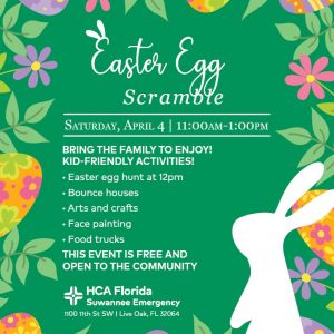 HCA Florida Suwannee Emergency Easter Egg Scramble