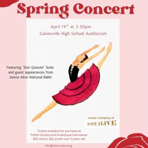 Dance Alive National Ballet and Pofahl Studios Present The Next Generation’s Spring Concert