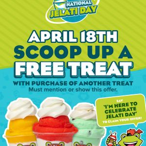 Jeremiah's Italian Ice Butler Plaza: National Jelati Day