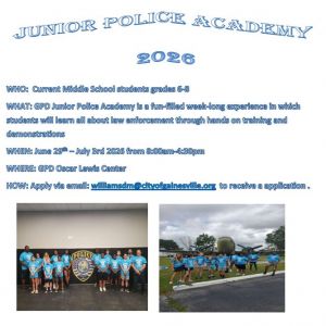 GPD Junior Police Academy