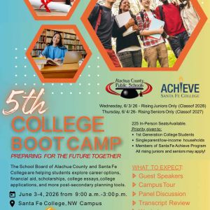 Alachua County Public Schools & Santa Fe College: College Boot Camp