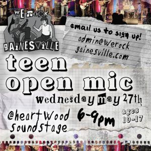 Heartwood Soundstage: Teen Open Mic Night
