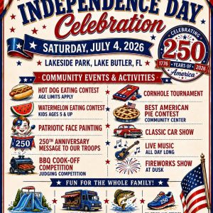 Lake Butler America’s 250 Independence Celebration and Fireworks