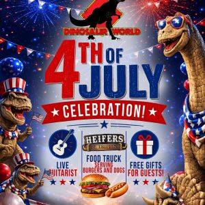 Dinosaur World Fourth of July Celebration