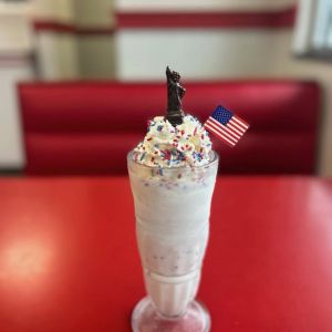 Steak and Shake Patriot Milkshake Deal