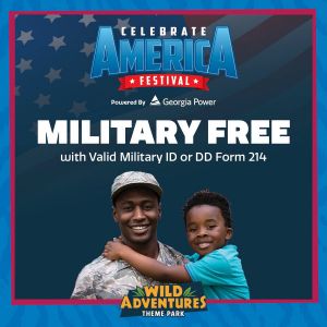 Wild Adventures Theme Park Celebrate America Sale