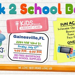 KidsStreet Urgent Care Back to School Bash
