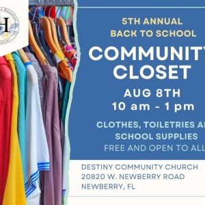 Back to School Community Closet
