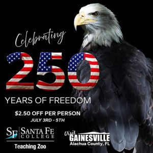 Santa Fe College Teaching Zoo America 250 Years Deal