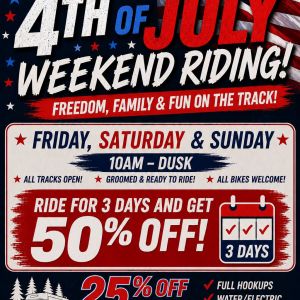 Waldo MX & Event Grounds 4th of July Weekend Riding