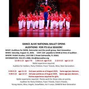 Pofahl Studios Nutcracker Auditions