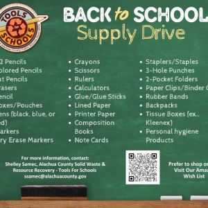 Tools for Schools Supply Drive