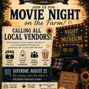 Southern Heritage Farms Drive-In Movie Night
