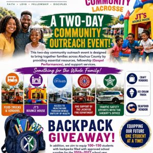 St. Paul Missionary Baptist Church Community Event and Backpack Giveaway