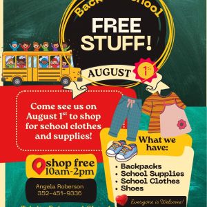 Trinity Episcopal Church Back to School Event