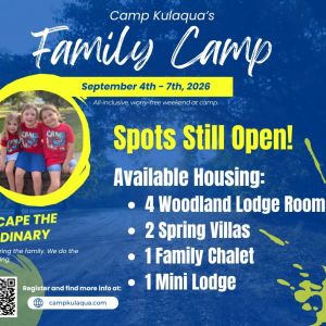 Camp Kulaqua Labor Day Family Camp Weekend
