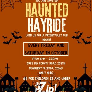 Zip at Haile Quarry Haunted HayRide