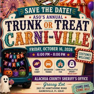 Alachua County Sheriff Trunk or Treat Carni-ville