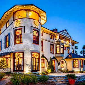 Stetson Mansion: Christmas Mansion Holiday Home Tour