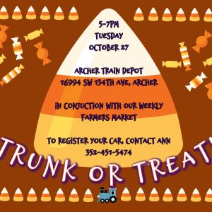 Archer Farmers Market Fall Festival and Trunk or Treat