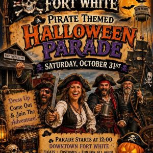 Fort White Pirate-Themed Halloween Parade