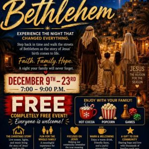Living Water Life Center: Walk to Bethlehem