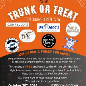 Ginnie Springs Trunk or Treat