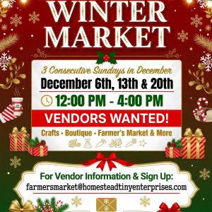 Homestead Park Winter Market
