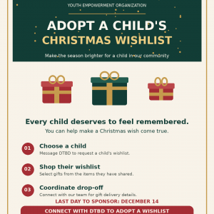 Dare To Be Different Youth Empowerment Organization: Adopt A Child’s Wishlist