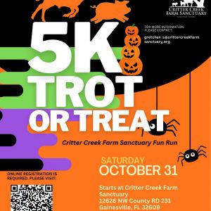 Critter Creek Farm Sanctuary Trot or Treak 5k Fun Run