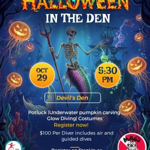 Devils Den Halloween Dive or Snorkel
