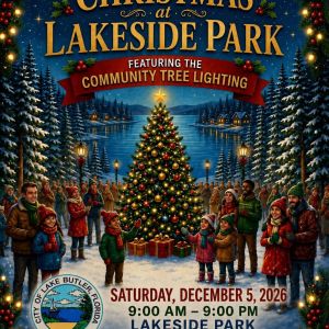 Lake Butler Christmas at Lakeside Park