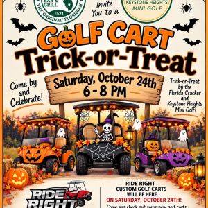 Florida Cracker & Keystone Heights Mini Golf Halloween Golf Cart Trick-or-Treat