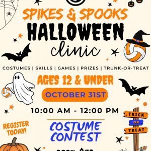 Gainesville Juniors Volleyball Club Spikes & Spooks Halloween Clinic