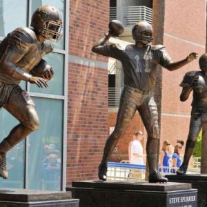 Heisman Trophy Winners Statues at UF