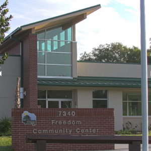 Freedom Community Center at Veterans Memorial Park